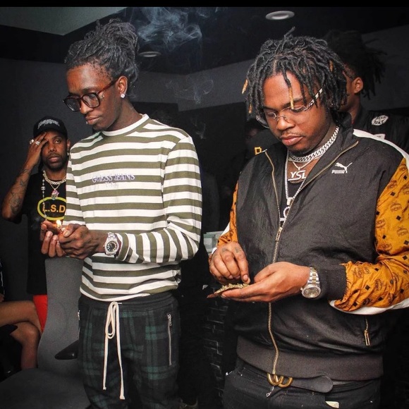 Puma Men’s size XL MCM tracksuit track jacket pants set black logo print luxury - Picture 14 of 14